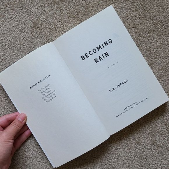 4/$20 Becoming Rain: A Novel (Volume 2) by K.A. Tucker - Paperback - Picture 2 of 5